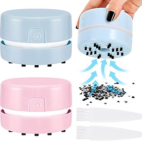 Honoson 2 Pcs Diamond Painting Tool Cleaner for Diamonds, Pink, Blue