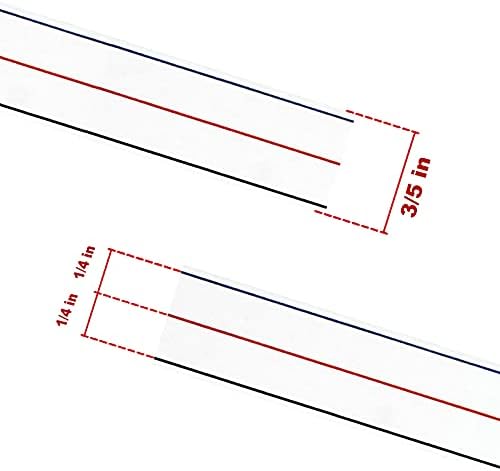 1/4" Seam Diagonal Seam Tapes - 10Yard Each Roll Sewing Basting Tape for Stitching Straight Diagonal Seams Instruction Tool (2Pack)