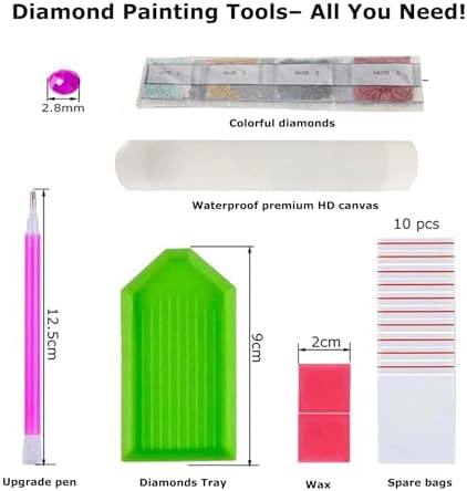 TOPCLTV Jesus Diamond Art Kits for Adults,5D Christian Diamond Painting Kit