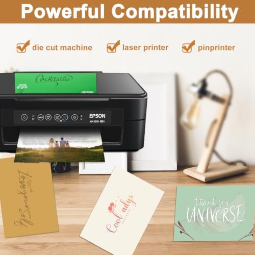 Silunkia 40 Sheets Sage Green Cardstock 8.5 x 11 Craft Paper 75lb