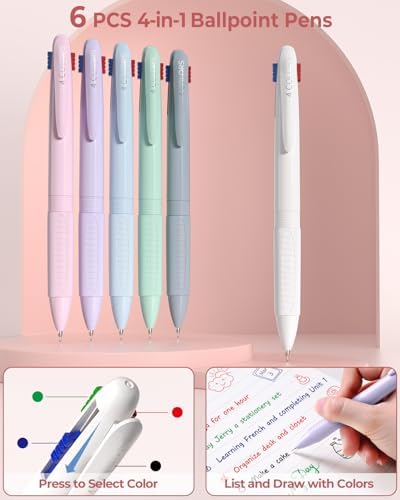 Four Candies 56PCS School Supplies with Pencil Case, Stationery Set, Pink
