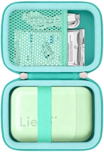 khanka Hard Case for Liene 2x3” Photo Printer- Mini Instant Photo,Green