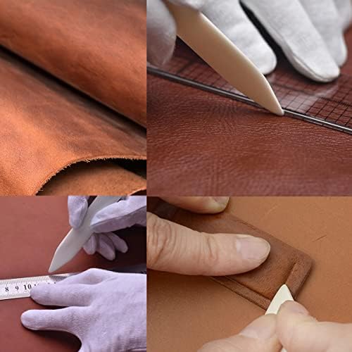 DEEDYGO Genuine Bone Folder Tool - 100% Cattle Bone | Scoring, Creasing, Folding, Burnishing, For Paper, Card & Leather Crafts, Origami, Scrapbooking, Bookinding, Crafting