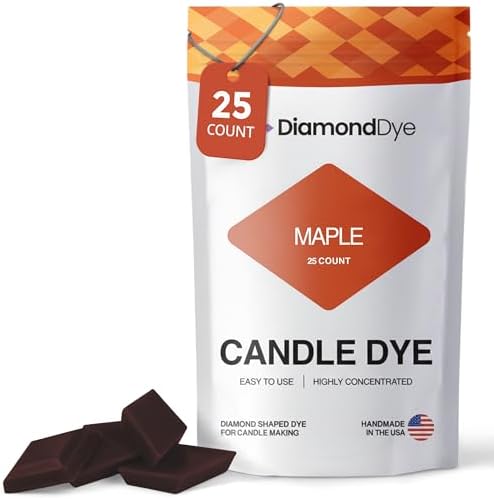 Maple Candle Dye Chips, Soy & Paraffin Candle Making, 25 Pack