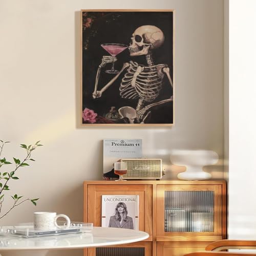 KICHANG Skull Diamond Art Kits for Adult Diamond Painting Kit for Beginner
