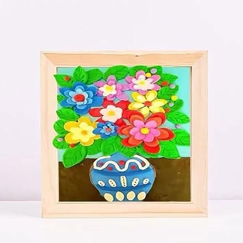 Wood Canvas Panels Square Wooden Canvas Painting Board 10 Pack