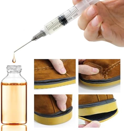 10ml Glue Applicator Syringe with Blunt Tip Needle for Liquid Oil Ink Wood