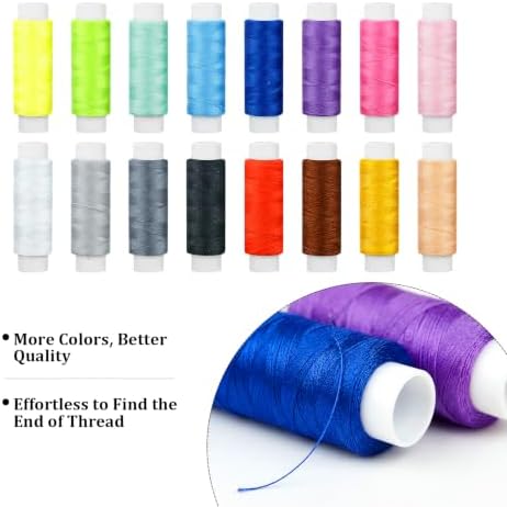 StiVerse 130 Pcs Mini Sewing Kit for Adults, Needle and Thread Kit