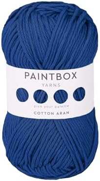 Paintbox Yarns 100% Cotton Aran Yarn 1.76oz / 50g, 93yds / 85m