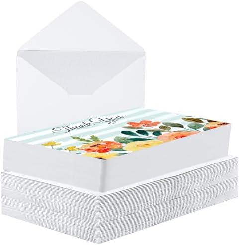 Mototo 30 Set Blank Watercolor Cards with Envelopes 4 x 6 Inch DIY Painting