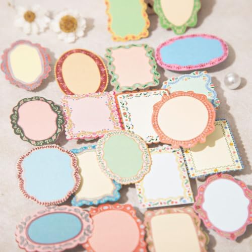 120 Pcs Vintage Frame Stickers, Ornate Victorian Border Decals