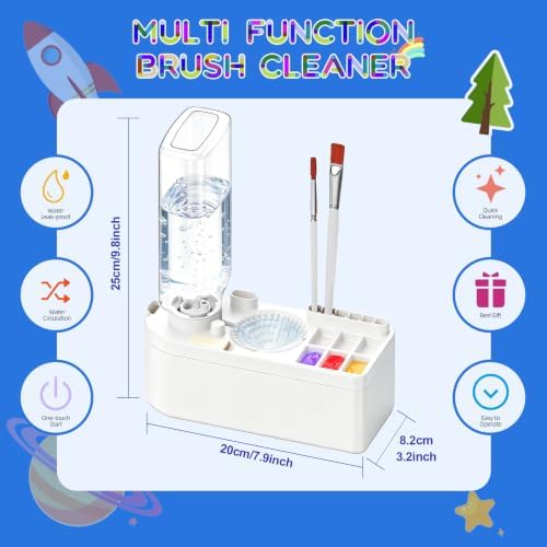 Paint Brush Cleaner Tool Water Color Brush Rinser Flush My Brush