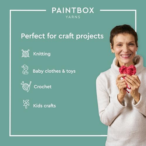 Paintbox Yarns 100% Cotton Aran Yarn 1.76oz / 50g, 93yds / 85m