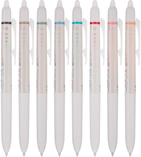 PILOT FriXion Waai Erasable Gel Pens, 8-Pack Pouch, Assorted Colors