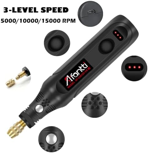 Mini Cordless Rotary Tool Kit Small Detail Sander Grinder Pen
