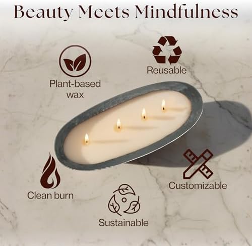 LILY LADUE Sand Candle Kit - 1Lb/16Oz Pearled Candles Sand and Wicks (24) with Silver Holder, Unscented Aroma Beads, Reusable Pearled Candle Wax for DIY Home Kit, Powder Beads Refill Available