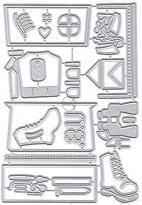 Shoes Telescope Metal Cutting Dies for Card Making
