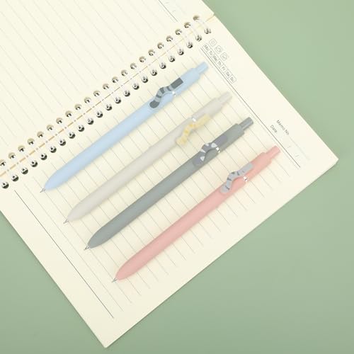 Ddaowanx Cute Cat Pens Set,8 Pcs 0.5mm Quick Dry Black Ink Gel Pens | Fine Point Smooth Writing Pens for Nurses and Teachers,Kawaii Office&School Supplies,Cat Lover Gifts for Women