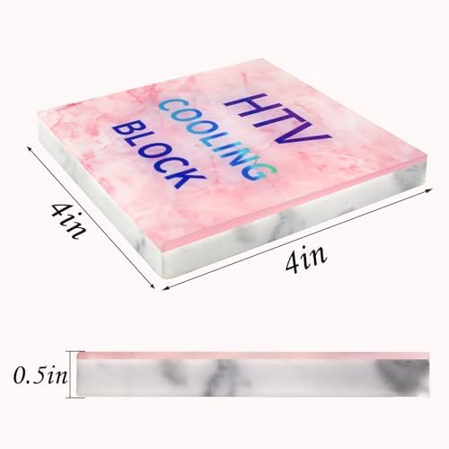HTV Cooling Block – Fast Cooling Vinyl Weeding Tool for Sublimation HTV, Cooling Block for Heat Transfer Vinyl Accessories