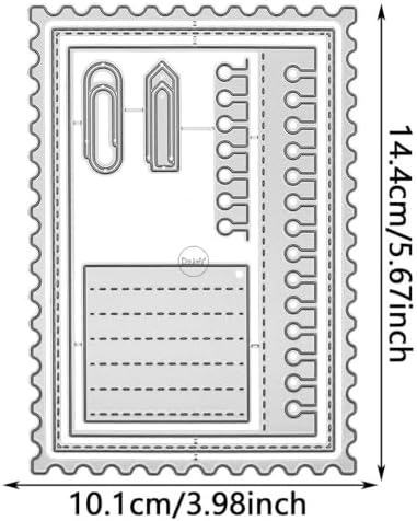 Rectangle Lace Background Board Metal Cutting Dies for Card Making