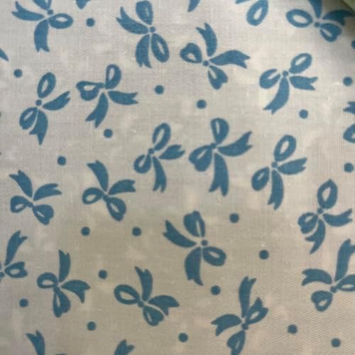 Cotton Fabric DIY Making Supplies Quilting Patchwork Fabric Fat Quarter Bundles DIY for Quilting Cotton Patchwork Cushions (6pcs Bow, 20" x 20")