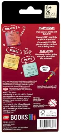 LEGO NINJAGO Recreate Activity Cards – Ninja Adventures | Ninja-Themed Building Game with 30+ Activity Cards & 25 LEGO Elements | Ages 6+