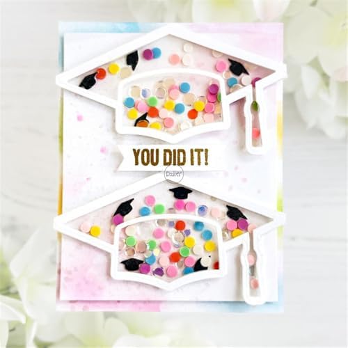 Graduation Season Hat Metal Cutting Dies for Card Making
