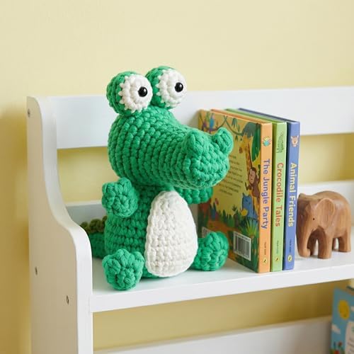 minimal beee Crocodile Crochet Kit for Beginners Easy Yarn Video Tutorials