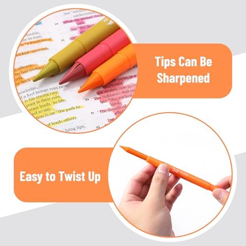 Mr. Pen- No Bleed Gel Highlighters, Dark Sunshine & Smiles, 8 Pack