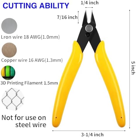 VASTOOLS Deburring Tool Set, 12PCS 3D Printer Cleaning Kit with 10 Blades & Micro Wire Cutter for Resin Plastic Metal Model Trimming and Burr Removal