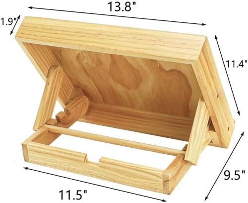 DEAYOU 2 Pack Tabletop Easel for Painting, Adjustable Angle Wooden Art Easel Stand, Portable Drawing and Sketching Board for Canvas, Book, Artwork, Drafting, Student, Artist, Beginner, 13.8"x11.4"