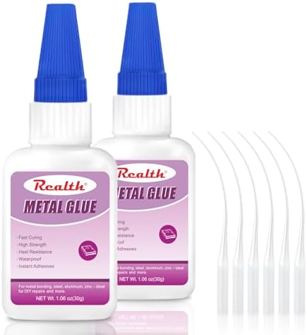 Super Glue for Metal 30g 2 Pack Clear Fast Drying