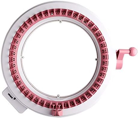 SENTRO 48 Needles Knitting Machine with Electric Adapter, Smart Weaving Loom Round Spinning Crochet Knitting Machines with Row Counter and Crank Handle Adapter Hex Steel Bit for Automatic Knit