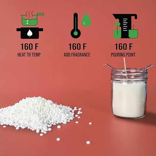 American Soy Organics Freedom Soy Pillar Wax Beads, 5 lbs