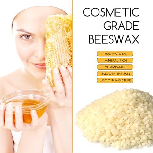 TRINIDa Beeswax Pellets 2LB(32 oz), Organic White Bees Wax for DIY Candles, Beeswax for Candle Making, Skin, Body, Face, and Hair Care, Lotions, DIY Creams, Lip Balm and Soap Making Supplies