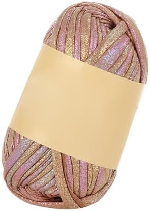 EUBUY T-Shirt Yarn for Crochet, Shiny, Multipurpose, Perfect for DIY