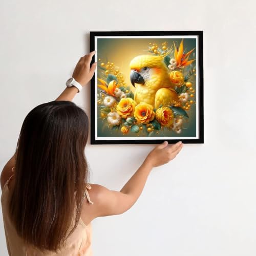 Parrot Diamond Art Kits for Adults, Diamond Art Painting Kits for Adults
