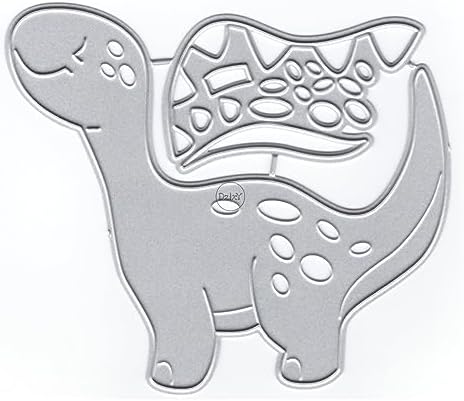Pattern Dinosaur Metal Cutting Dies for Card Making