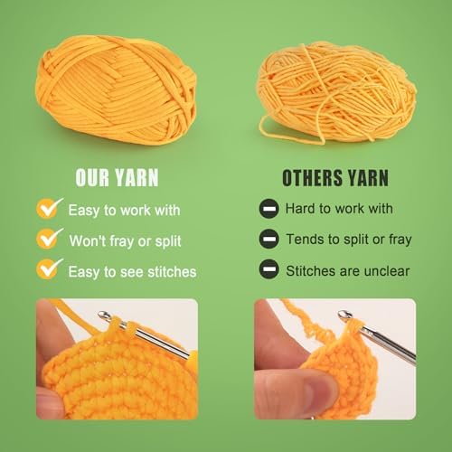 Crochet Kit for Beginners Adults - Learn to Crochet Animal Starter Kit