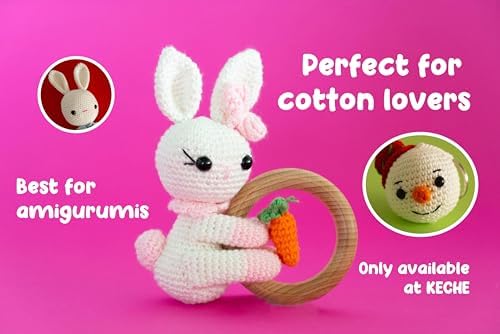 Cotton Yarn - 100% Cotton Yarn for Crocheting and Knitting, Mercerized Cotton Amigurumi Yarn Fine-Sport 2 1.76 oz (50g) / 136 Yrds (125 m) 2 Skeins - Yellow