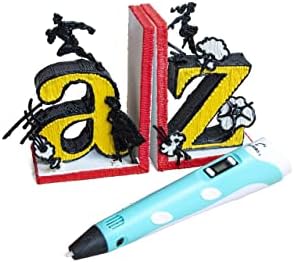 SCRIB3D P1 3D Printing Pen with Display - Includes 3D Pen, 3 Starter Colors of PLA Filament, Stencil Book + Project Guide, and Power Adapter