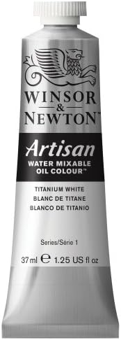 Winsor & Newton Artisan Water Mixable Oil Paint, 37ml, Titanium White