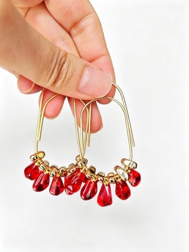 2 pcs Cute Planner Paper Clip Bookmarks, 2 Inches, Journal Notebook Charm Accessories, Page Saver Holder, Bookish Gift for Book Lover (Red Pomegranate)