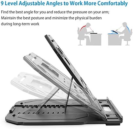 Drawing Tablet Stand for 12-17 inch Drawing Display with 9 Angles