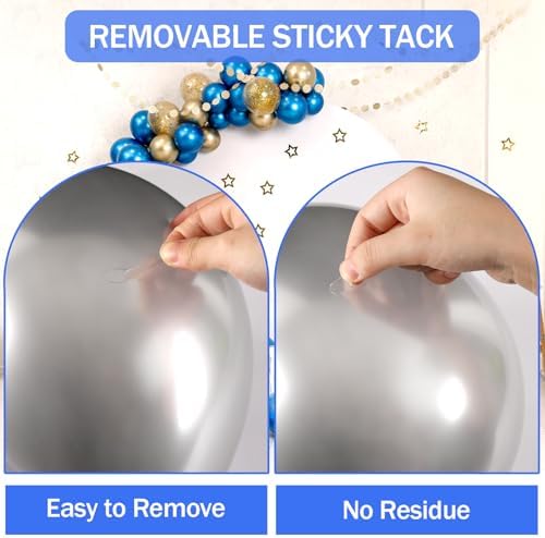 JANYUN 140 Pcs Mounting Putty, Double Sided Sticky Dots Poster Putty Clear