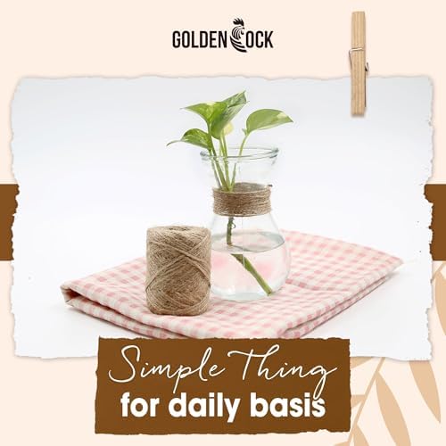 2mm - 164FT, 600FT, 1200FT, 1800FT Natural Jute Twine Rope String