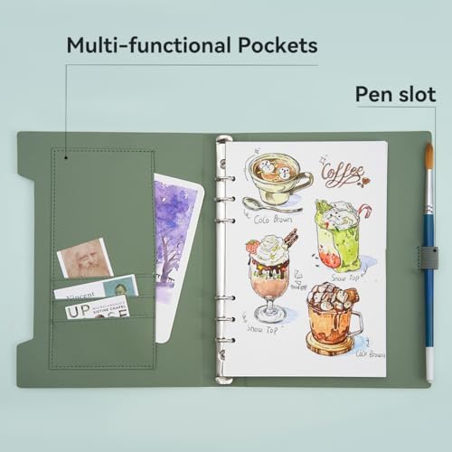Lightwish Watercolor Sketchbook,100% Cotton 300gsm/140lb Hot Press