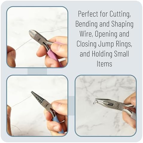 Mr. Pen- Pliers for Jewelry Making, 3 Pack, Chain Nose