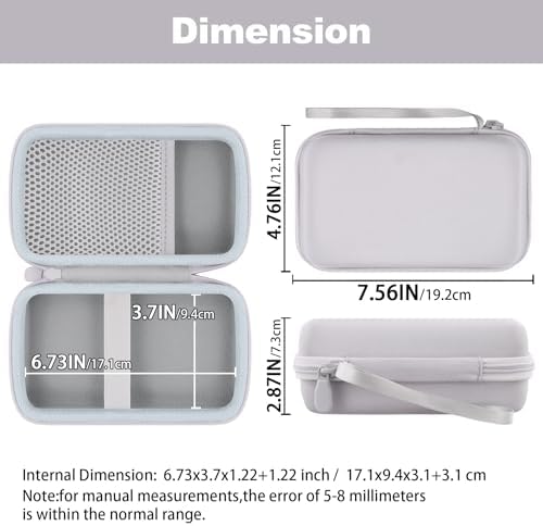 khanka Case for Liene Pearl N200 Pro Portable Photo Printer,White