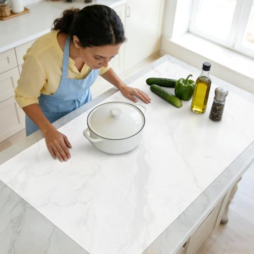 Extra Large Silicone Mat for Kitchen Counter 36" x 24" Silicone Table Mat for Resin Workbench Mat Heat Resistant Mat Coffee Bar Mat,Translucent